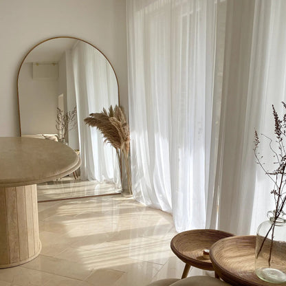 Großer Pinterest-Spiegel mit goldenem Rahmen | 180 × 119 cm