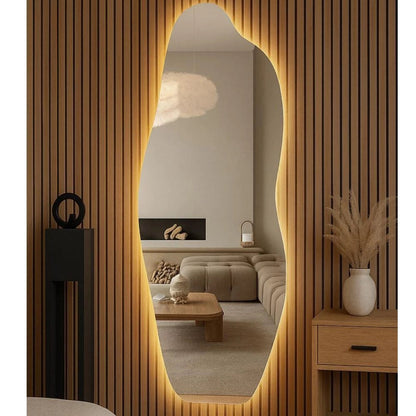 Organischer LED-Spiegel | 160×60 cm